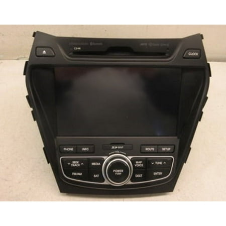 Pre-Owned 13-16 Santa Fe Dimension CD Navigation Radio Nav GPS Screen OEM (LKQ~342497480) (Good)
