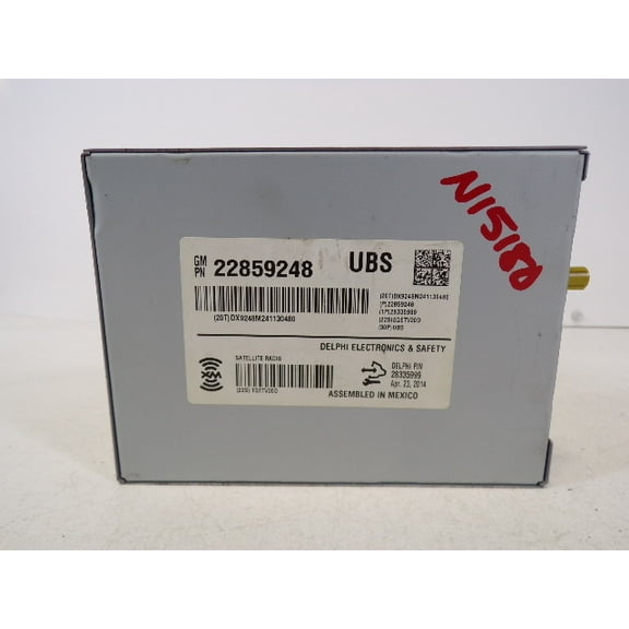 Pre-Owned 13-17 Chevrolet Traverse Satellite Radio Receiver Module OEM LKQ - Verify Specific Vehicle Fitment In Description - (Good)