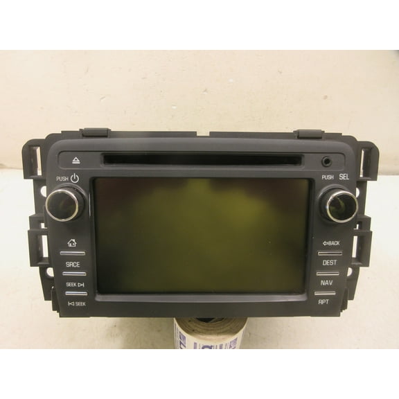 Pre-Owned 13 2013 GMC Acadia AM FM CD XM Navigation Radio Player Display Screen OEM LKQ - Verify Specific Vehicle Fitment In Description - (Good)