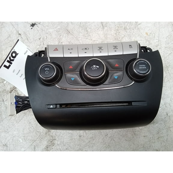 Pre-Owned 13 Dodge Journey Temperature Control Unit W/ Dual Zone Audio Controls OEM - Verify Specific Vehicle Fitment In Description - (Good)