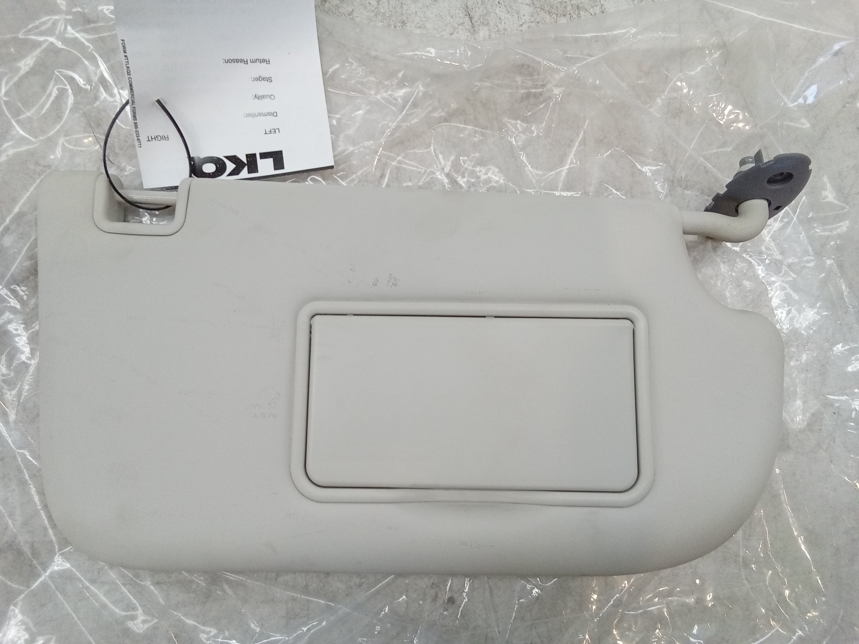 Pre-Owned 13 Ford Escape Right Passenger Side Interior Sun Visor OEM - Verify Specific Vehicle Fitment In Description - (Good)