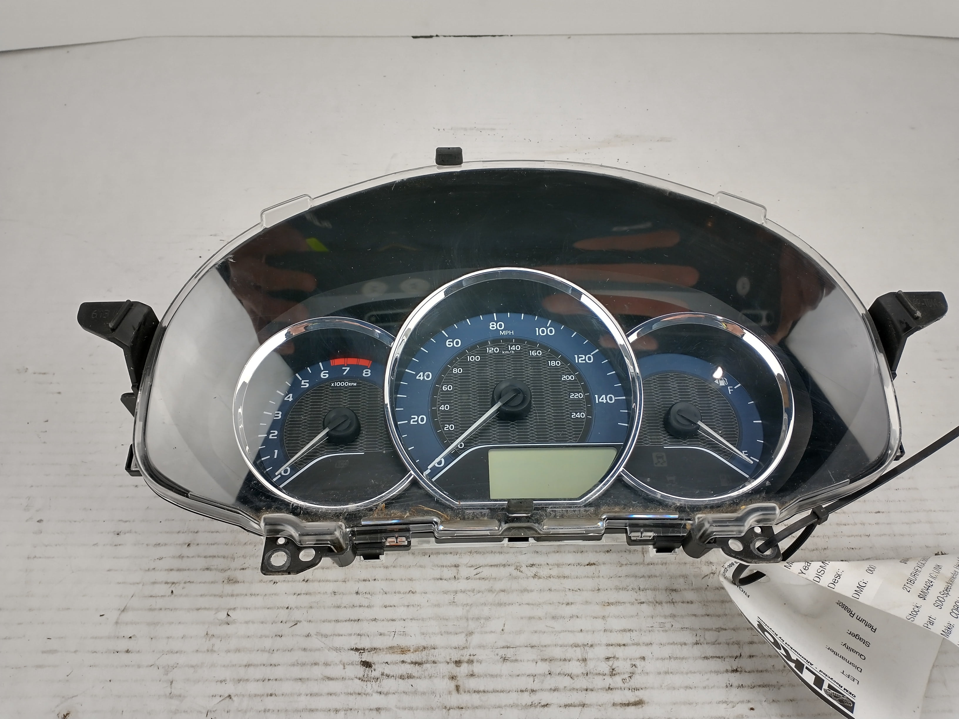 Pre-Owned 14 15 16 Toyota Corolla Speedometer Head Cluster OEM (Good)
