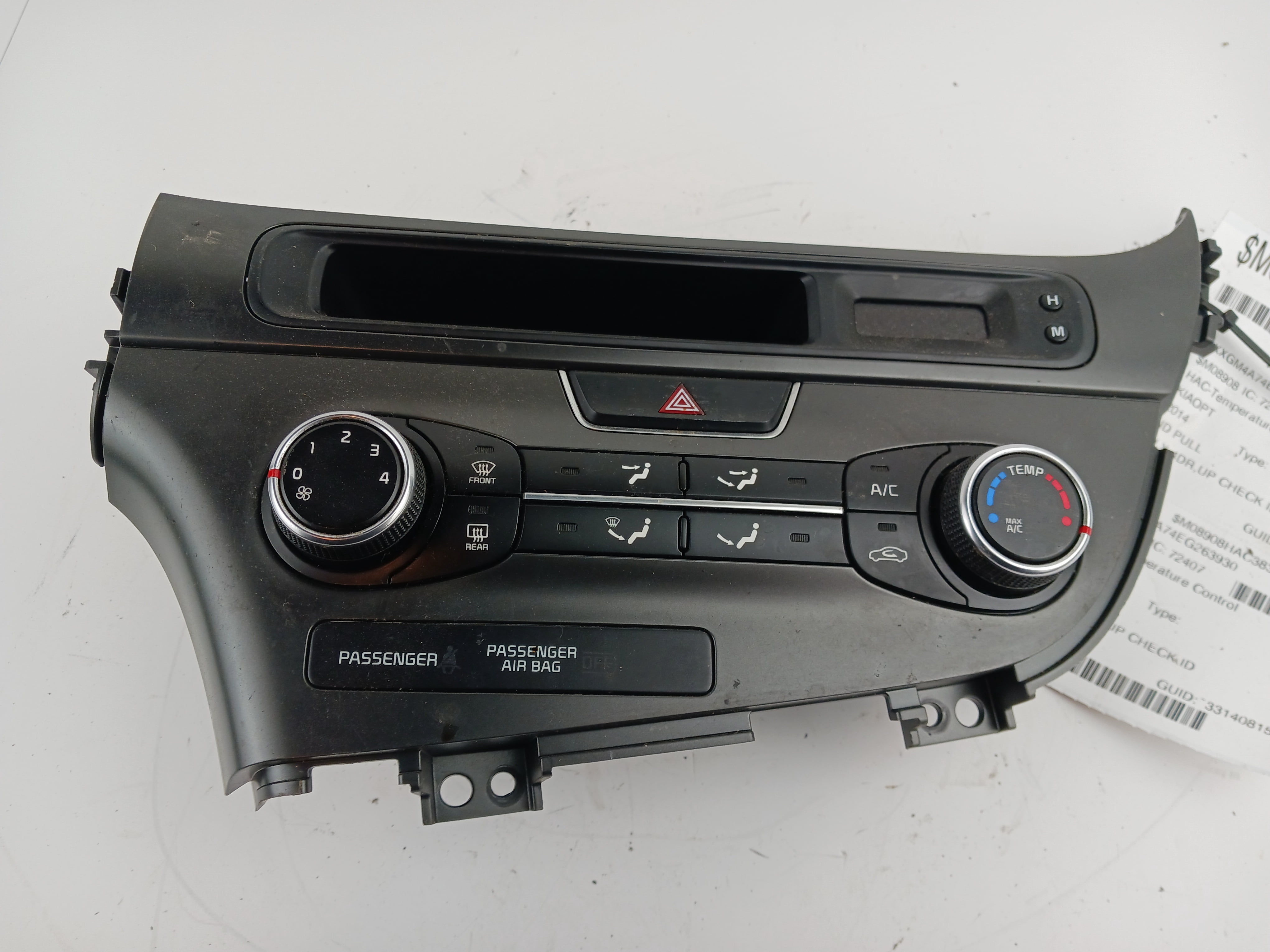 Pre-Owned 14 15 Kia Optima Temperature Control Unit OEM (Good)