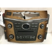 Pre-Owned 14-17 Infiniti QX80 AM FM Radio Control Panel w/ Climate Controls OEM LKQ (Good)