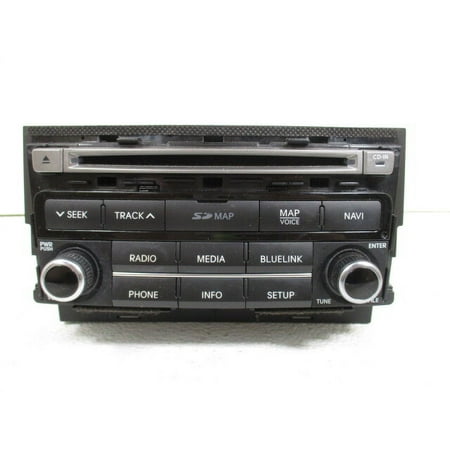 Pre-Owned 15 16 17 Hyundai Azera CD Navigation GPS Media Radio Receiver ID 965603V530 OEM (Good)