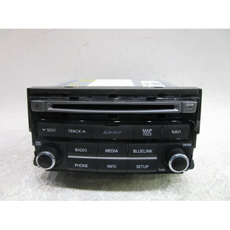 Pre-Owned 15 16 17 Hyundai Azera Navigation GPS Radio Receiver 96560-3V531VD4 OEM LKQ (Good)