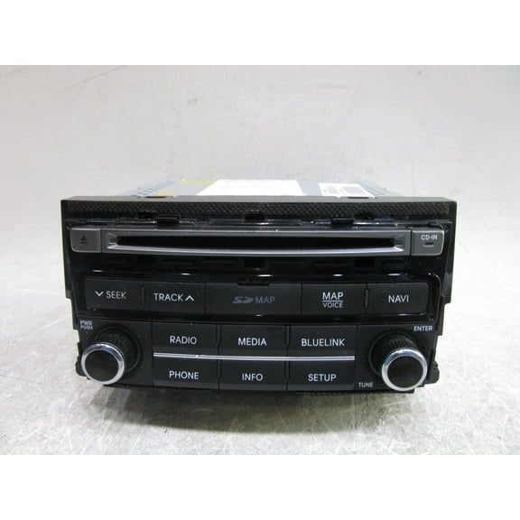 Pre-Owned 15 16 17 Hyundai Azera Navigation GPS Radio Receiver 96560-3V531VD4 OEM LKQ (Good)