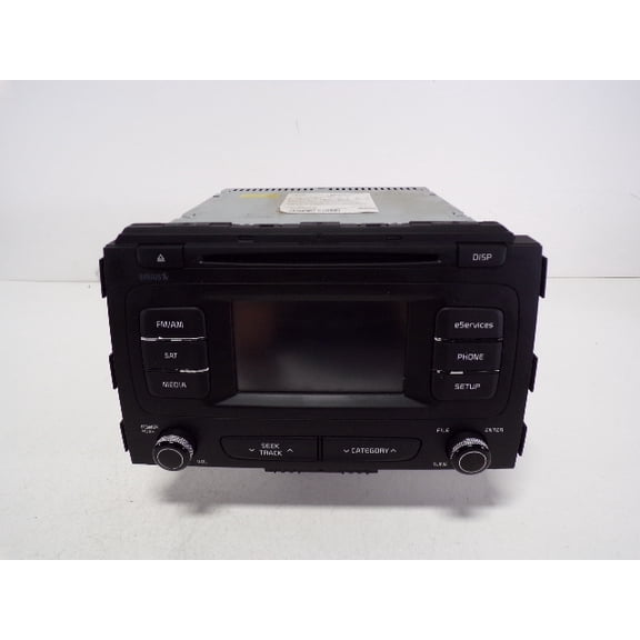 Pre-Owned 15-16 Kia Sedona CD Player Radio OEM LKQ - Verify Specific Vehicle Fitment In Description - (Good)