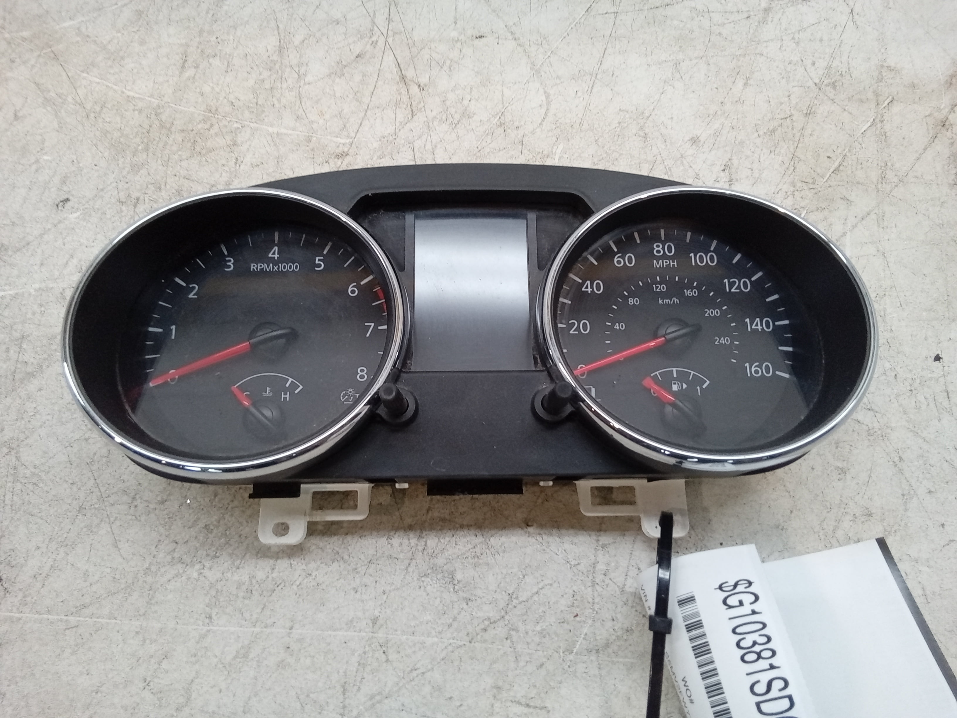 Pre-Owned 15 Nissan Rogue Speedometer Head Cluster 89K OEM - Verify Specific Vehicle Fitment In Description - (Good)