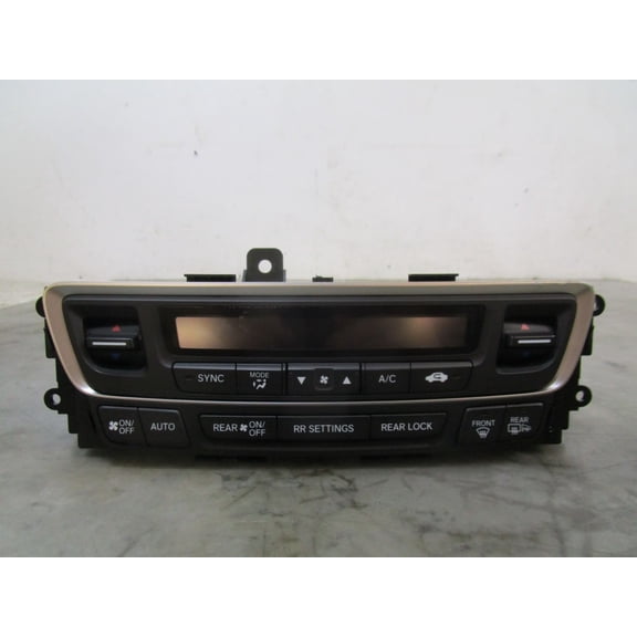 Pre-Owned 16 17 18 2016-2018 Honda Pilot Elite Front Heater & AC Control Unit OEM (Good)