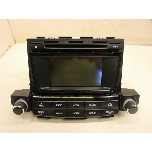 Pre-Owned 16 17 Hyundai Tucson AM FM CD Media Audio Radio Player Display Screen OEM LKQ - Verify Specific Vehicle Fitment In Description - (Good)