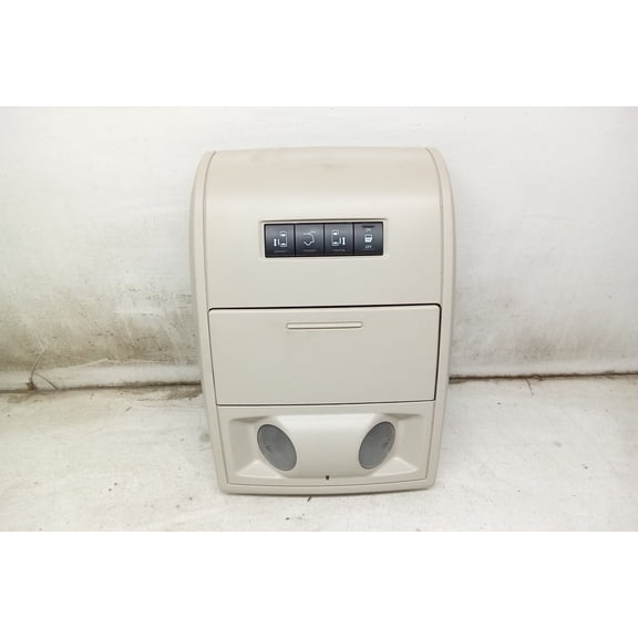 Pre-Owned 16 2016 Dodge Caravan Overhead Roof Console OEM - Verify Specific Vehicle Fitment In Description - (Good)
