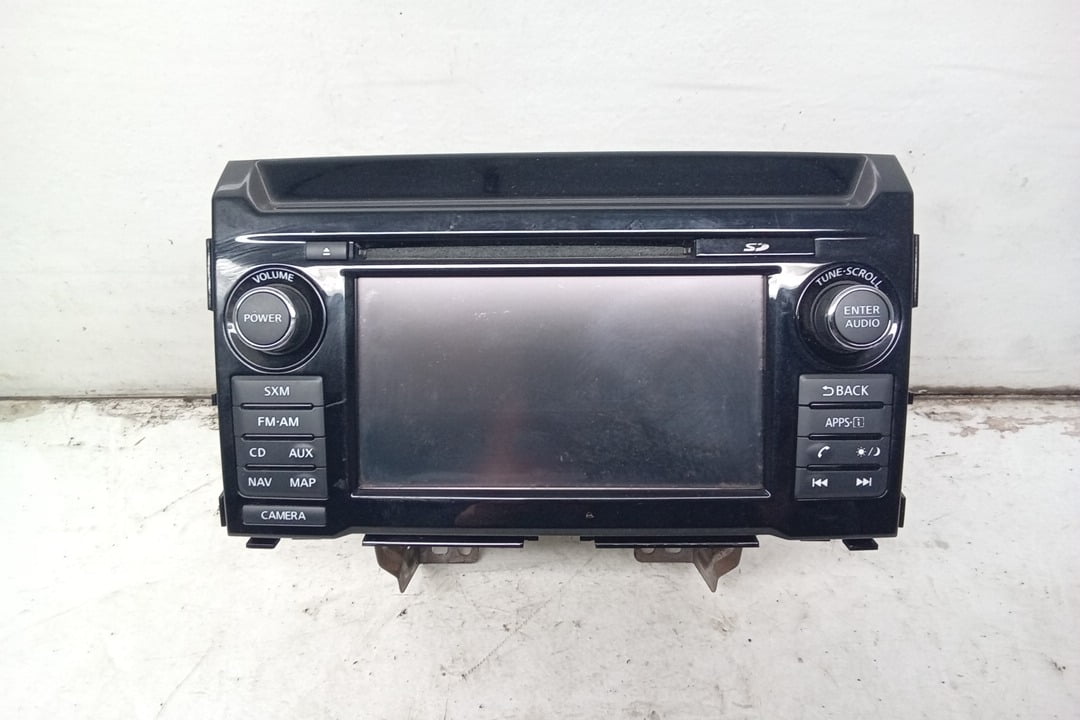 Pre-Owned 16 2016 Nissan Titan CD Player Radio Receiver with Navigation OEM - Verify Specific Vehicle Fitment In Description - (Good)