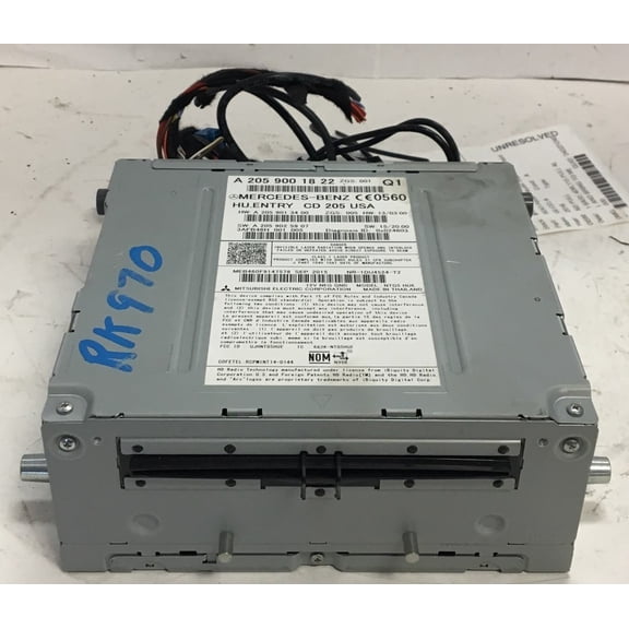 Pre-Owned 16 Mercedes Benz GLC Class AM FM CD Player Radio Receiver OEM LKQ - Verify Specific Vehicle Fitment In Description - (Good)