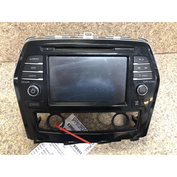Pre-Owned 16 Nissan Maxima AM FM Radio Receiver w/ Navigation OEM LKQ - Verify Specific Vehicle Fitment In Description - (Good)