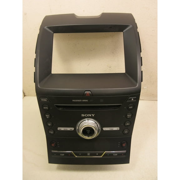 Pre-Owned 17 18 Ford Edge SONY Audio Radio Climate Temperature Control Panel OEM LKQ - Verify Specific Vehicle Fitment In Description - (Good)