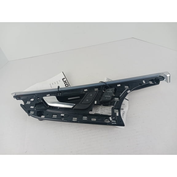 Pre-Owned 17-22 Audi Q7 LH Left Driver Front Lock Memory Switches & Inner Door Handle OEM (Good)