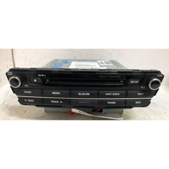 Pre-Owned 17 Hyundai Genesis G80 AM FM CD Player Radio Receiver w/ Navigation OEM LKQ (Good)