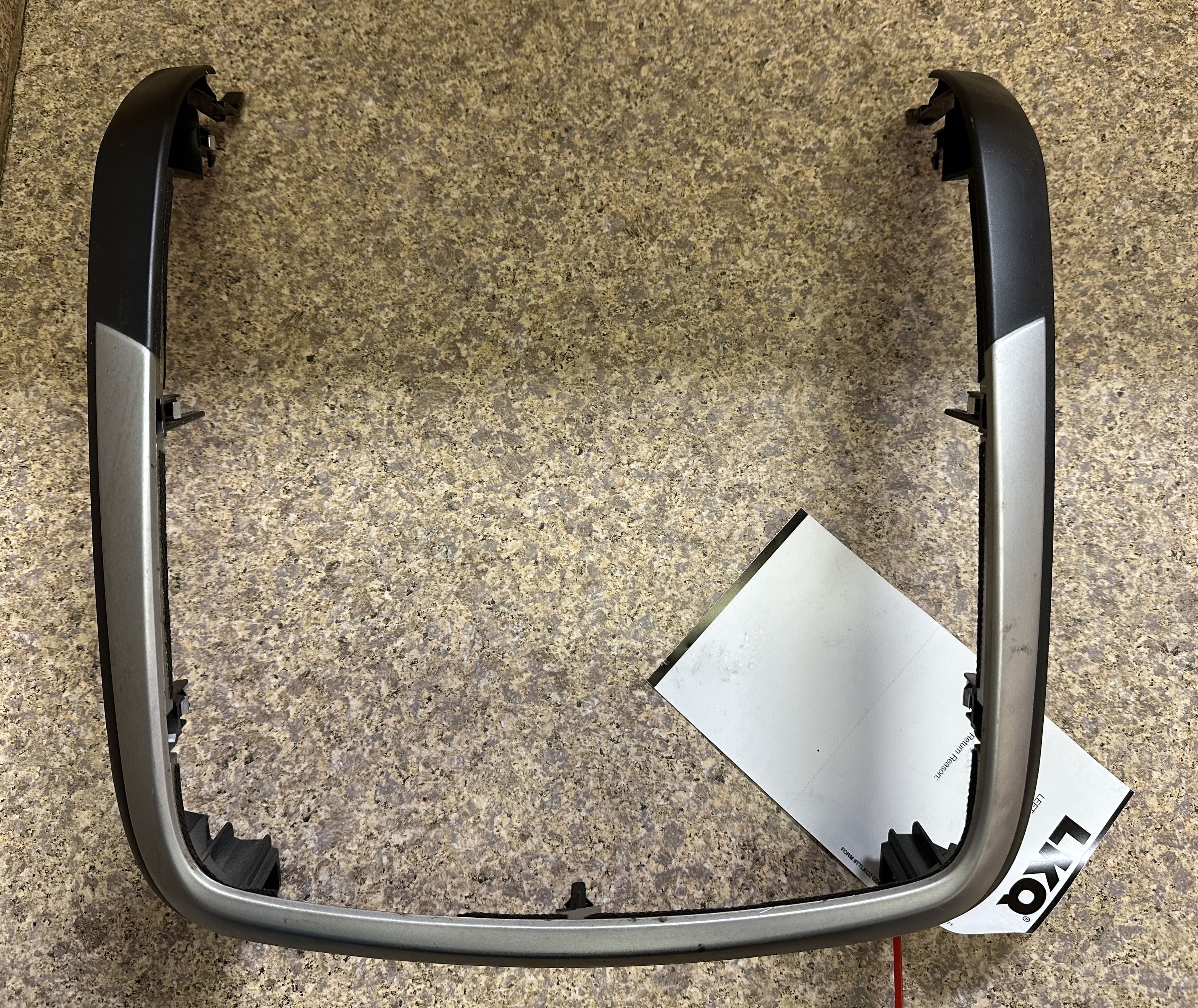 Pre-Owned 17 Nissan Altima Radio Bezel Plate OEM LKQ - Verify Specific Vehicle Fitment In Description - (Good)