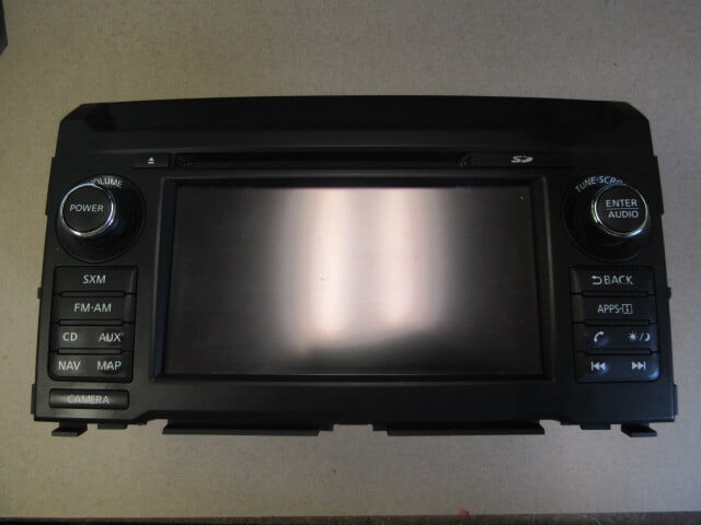 Pre-Owned 17 Nissan Titan Navigation Radio CD Player OEM - Verify Specific Vehicle Fitment In Description - (Good)