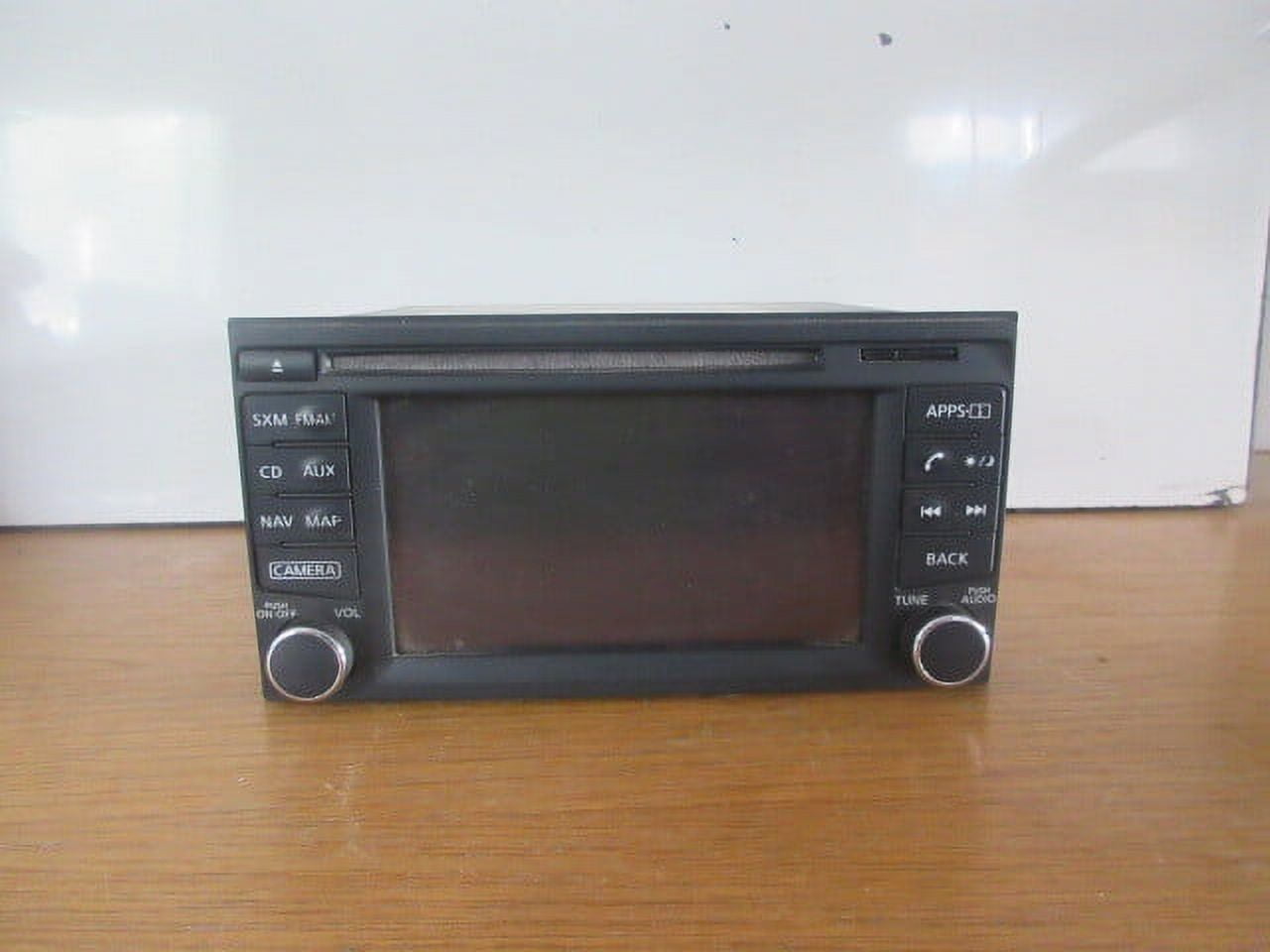 Pre-Owned 18-19 Nissan NV 200 AM FM CD w/ Navigation Radio Receiver OEM LKQ - Verify Specific Vehicle Fitment In Description - (Good)