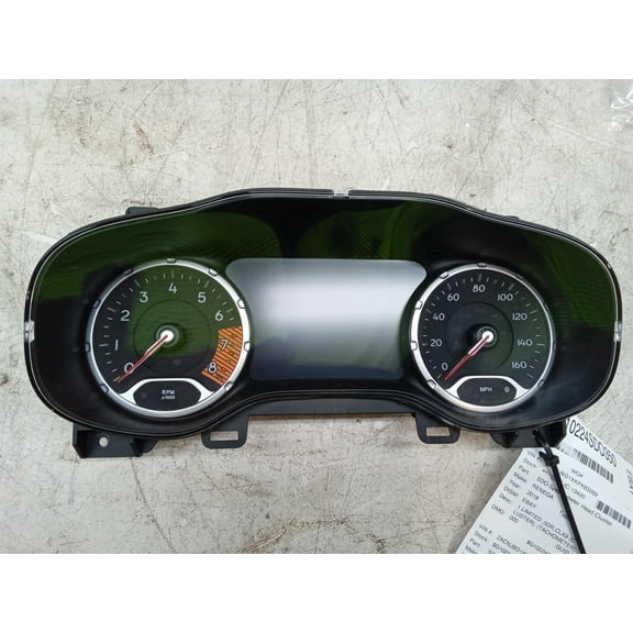 Pre-Owned 19 Jeep Renegade Speedometer Head Cluster 24K OEM - Verify Specific Vehicle Fitment In Description - (Good)
