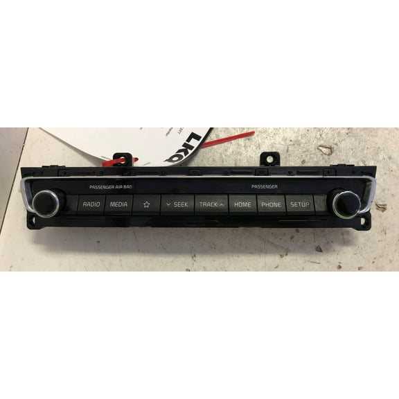 Pre-Owned 19 Kia Optima AM FM Radio Control Panel OEM LKQ - Verify Specific Vehicle Fitment In Description - (Good)