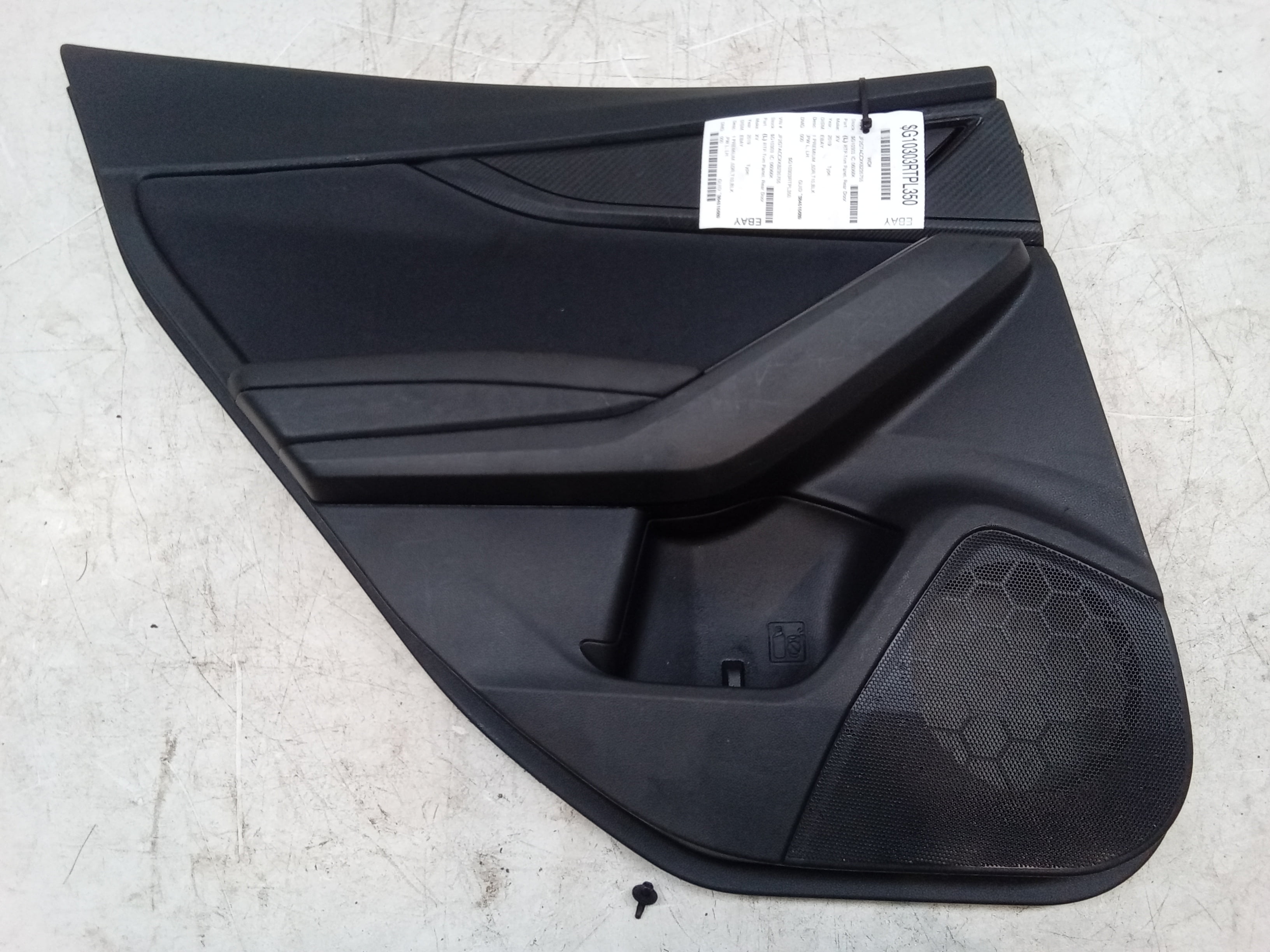 Pre-Owned 19 Subaru XV Crosstrek Rear Left Driver Side Door Trim Panel OEM - Verify Specific Vehicle Fitment In Description - (Good)
