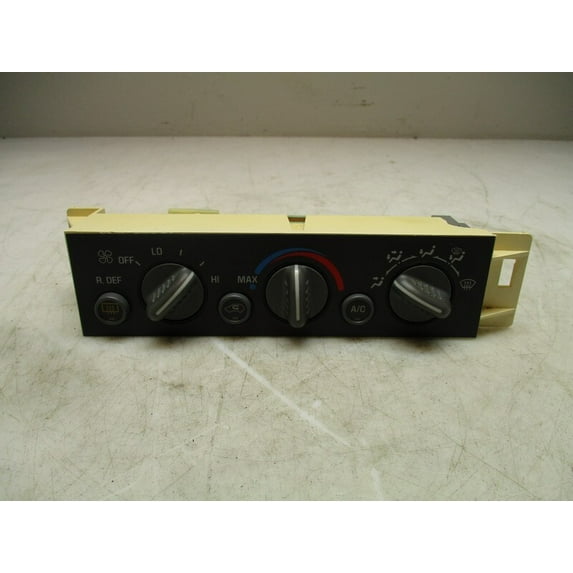 Pre-Owned 1996-1999 Chevrolet Suburban 1500 AC Heater Temperature Controls OEM - Verify Specific Vehicle Fitment In Description - (Good)