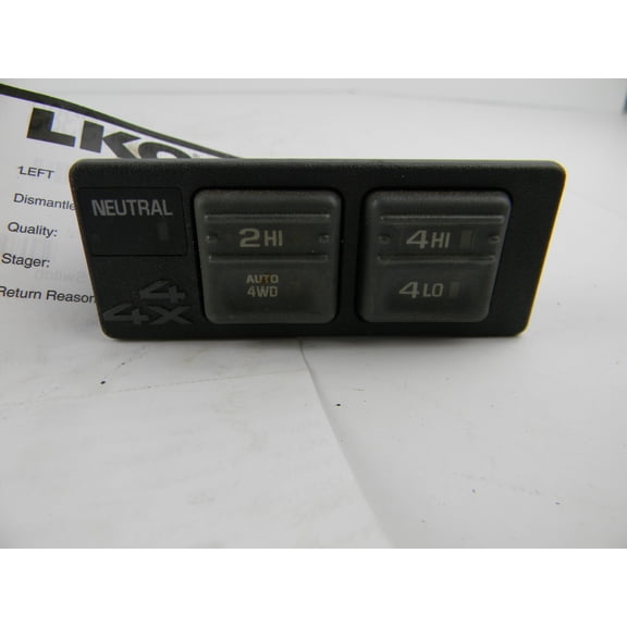 Pre-Owned 1998 Chevrolet Tahoe 4x4 Transfer Case Switch OEM - Verify Specific Vehicle Fitment In Description - (Good)