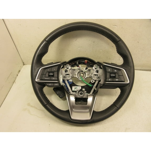 Pre-Owned 20 2020 Subaru Legacy Black Leather Steering Wheel W/ Radio Cruise Controls OEM (Good)
