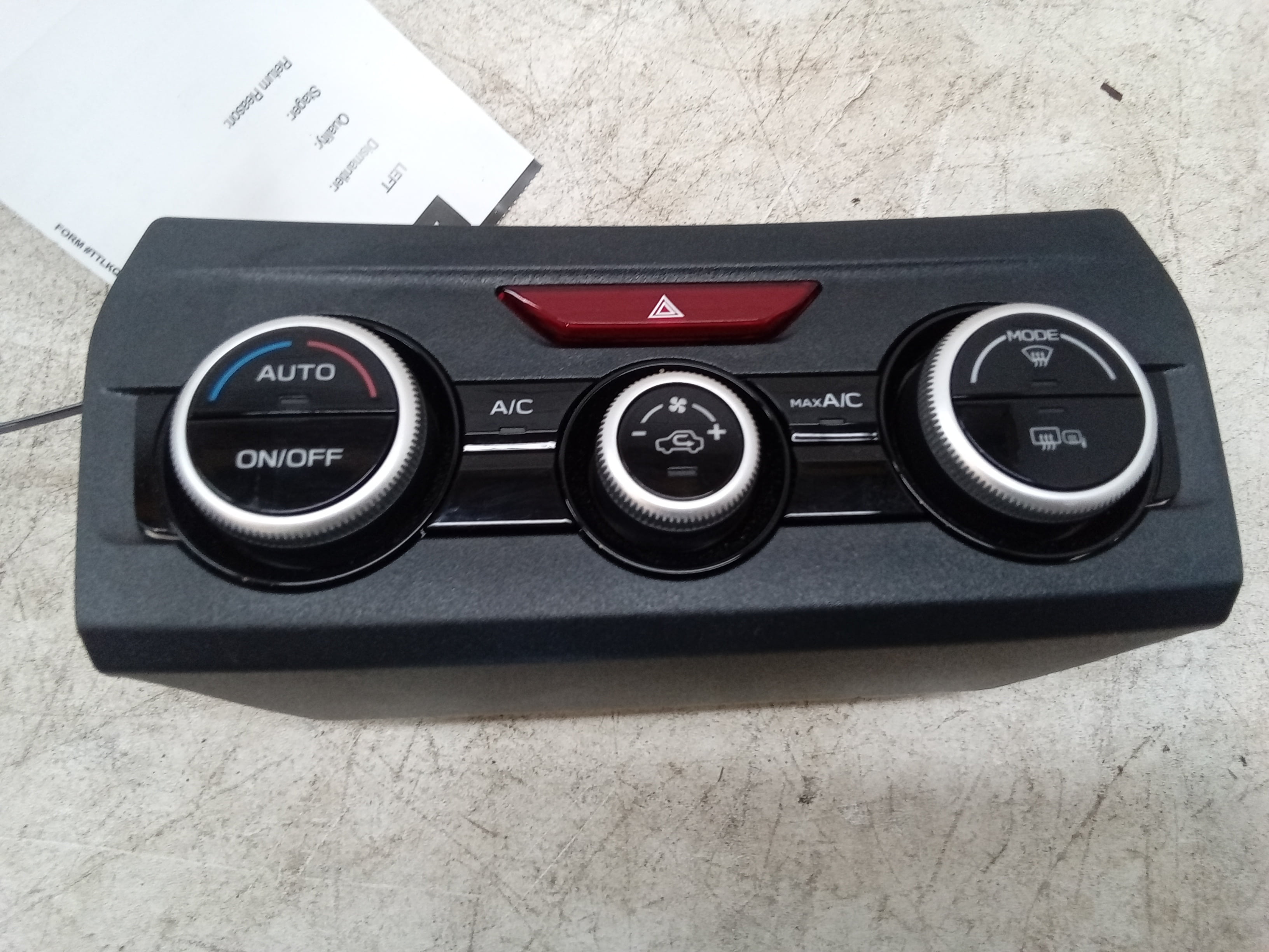 Pre-Owned 20 21 22 23 Subaru XV Crosstrek Temperature Control Unit OEM - Verify Specific Vehicle Fitment In Description - (Good)