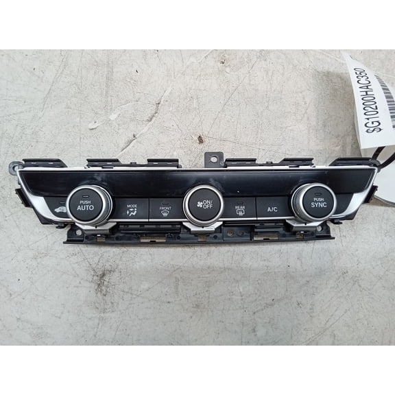 Pre-Owned 20 Honda Accord Temperature Control W/ Dual Zone Control OEM - Verify Specific Vehicle Fitment In Description - (Good)