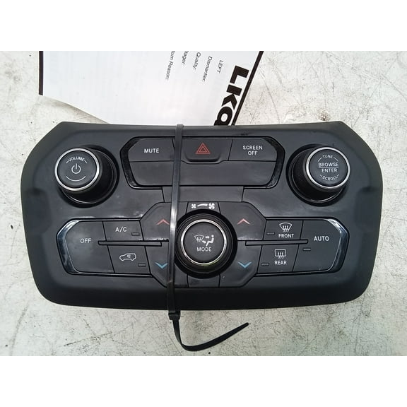 Pre-Owned 20 Jeep Renegade Temperature Control Panel W/ Duel Zone Control OEM (Good)