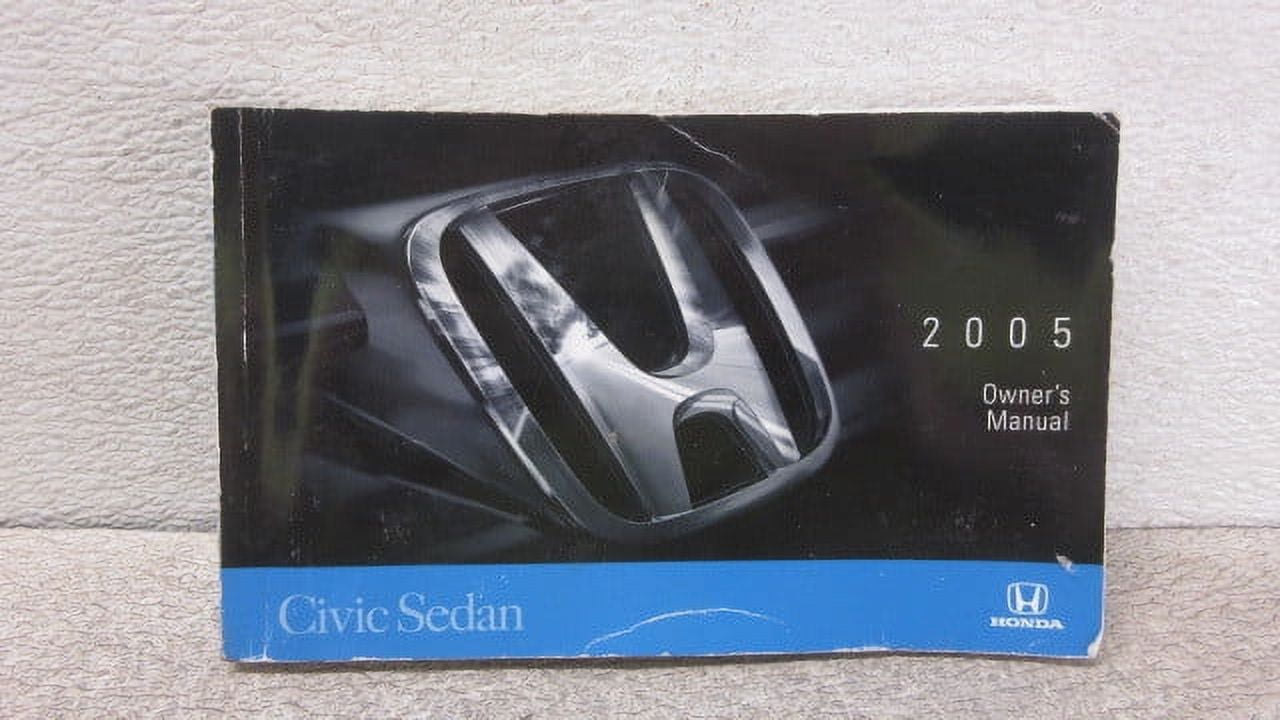 Pre-Owned 2005 Honda Civic Owners Manual OEM LKQ (Good)