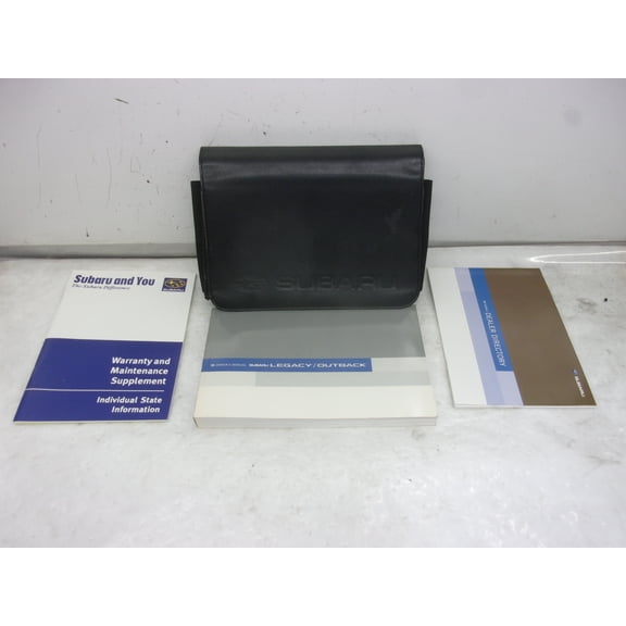 Pre-Owned 2006 Subaru Legacy Owners Manual w/ Carry Case OEM - Verify Specific Vehicle Fitment In Description - (Good)
