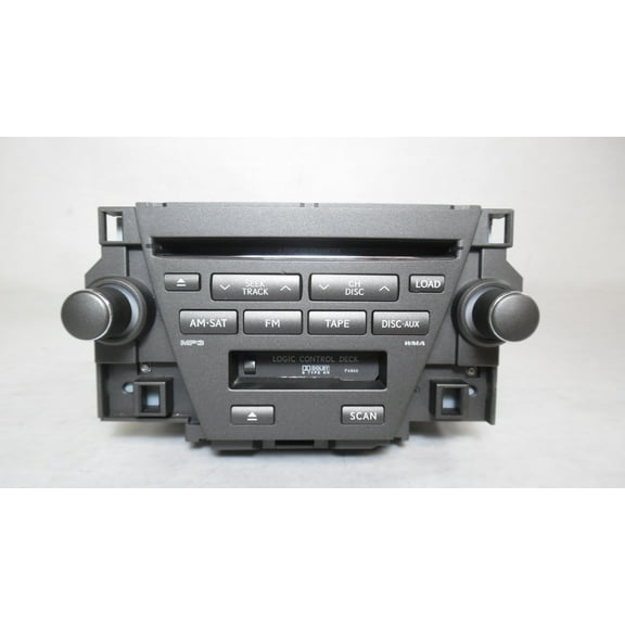 Pre-Owned 2007 2008 2009 Lexus ES350 Cassette 6 Disc CD Player Radio Receiver P6866 OEM - Verify Specific Vehicle Fitment In Description - (Good)