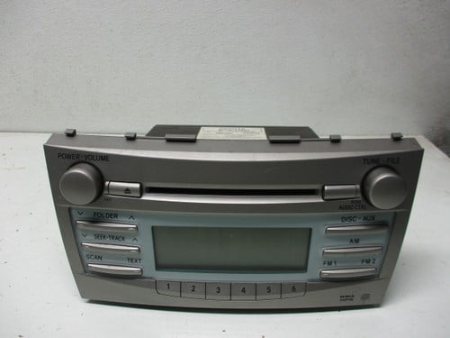 Pre-Owned 2007-2009 Toyota Camry AM FM CD Mp2 Radio Receiver OEM LKQ - Verify Specific Vehicle Fitment In Description - (Good)