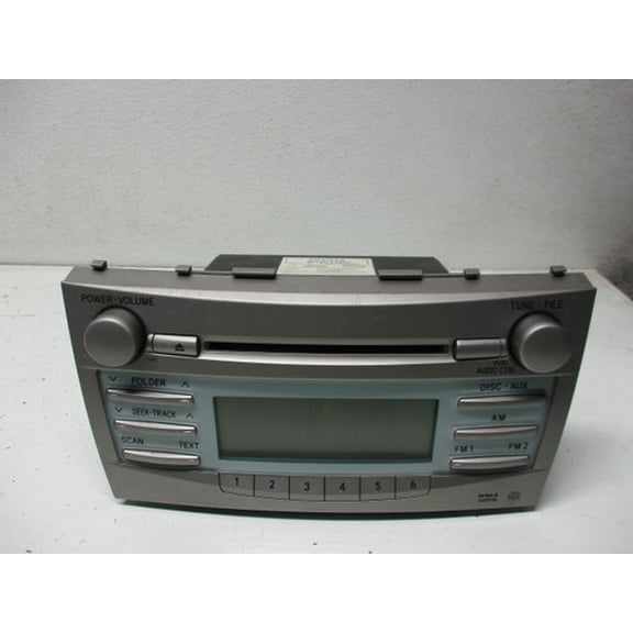 Pre-Owned 2007-2009 Toyota Camry AM FM CD Mp2 Radio Receiver OEM LKQ - Verify Specific Vehicle Fitment In Description - (Good)