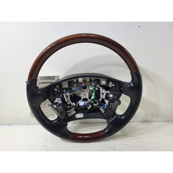 Pre-Owned 2007-2010 Lexus LS460 Steering Wheel Wood Grain OEM LKQ (Good)