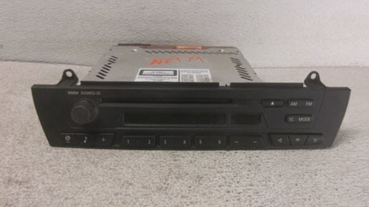 Pre-Owned 2007 BMW X3 AM FM CD Radio Receiver 65129138430-01 OEM LKQ - Verify Specific Vehicle Fitment In Description - (Good)