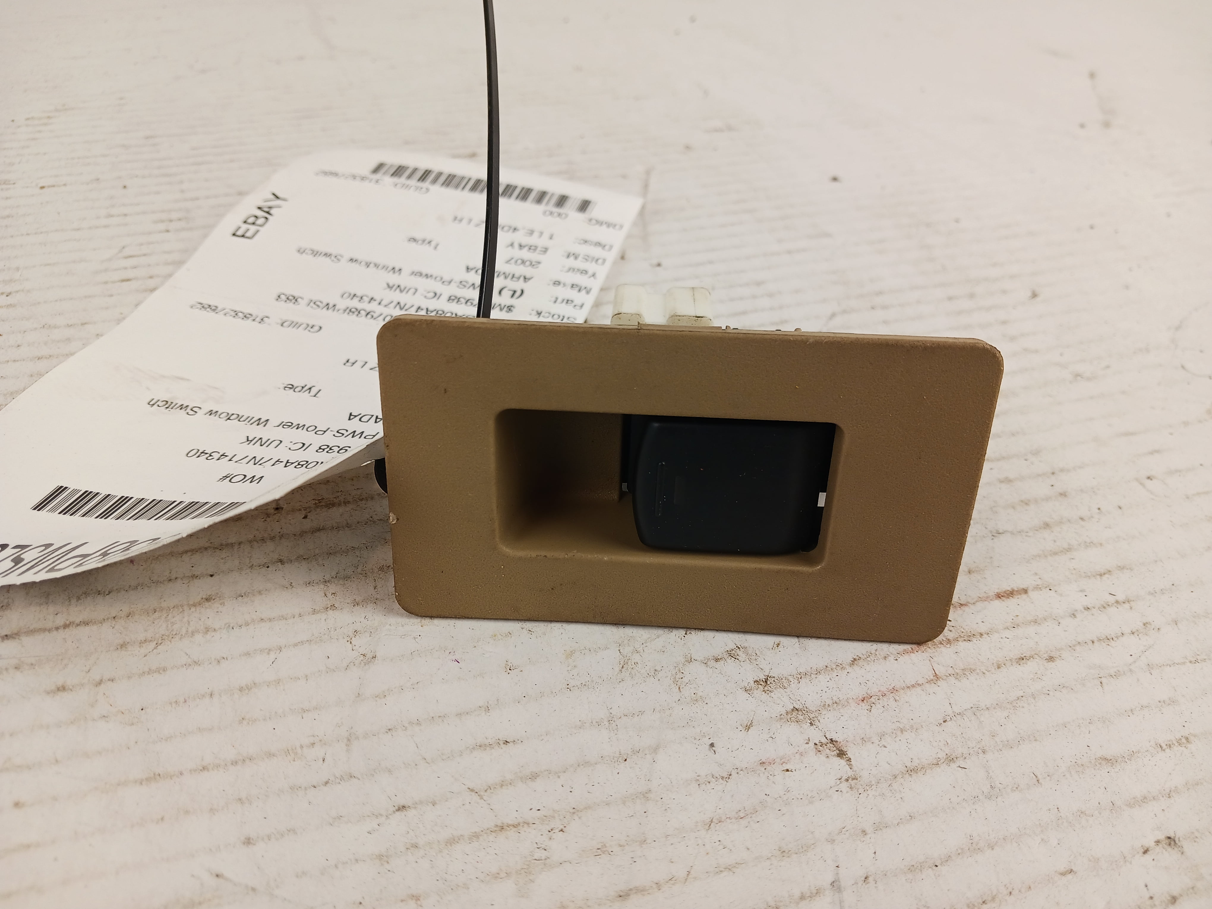 Pre-Owned 2007 Nissan Armada LH Left Driver Side Rear Window Switch OEM (Good)