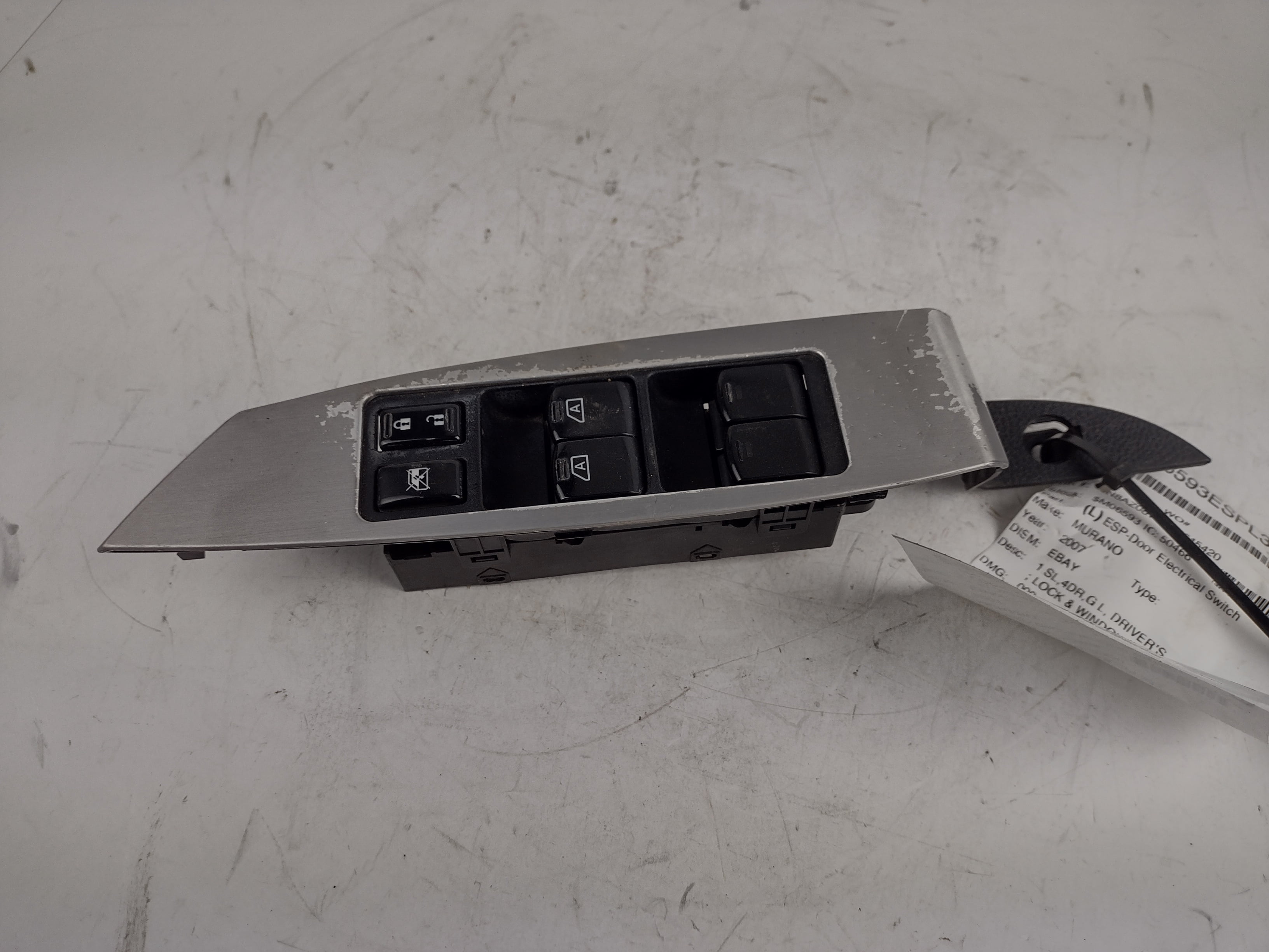 Pre-Owned 2007 Nissan Murano LH Left Driver Side Master Window Switch OEM (Good)