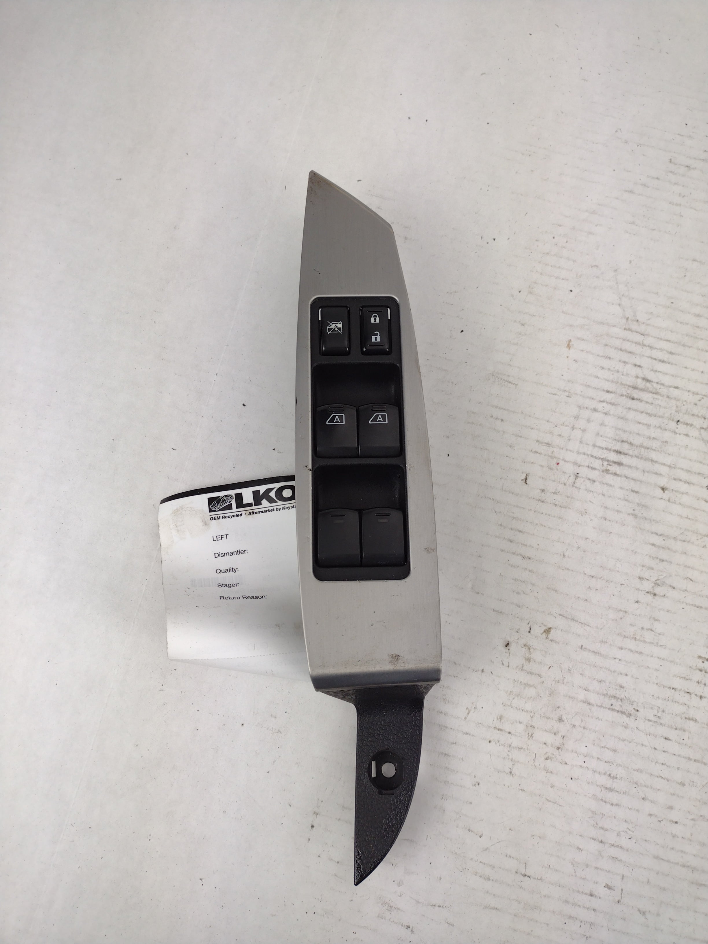 Pre-Owned 2007 Nissan Murano LH Left Driver Side Master Window Switch OEM (Good)