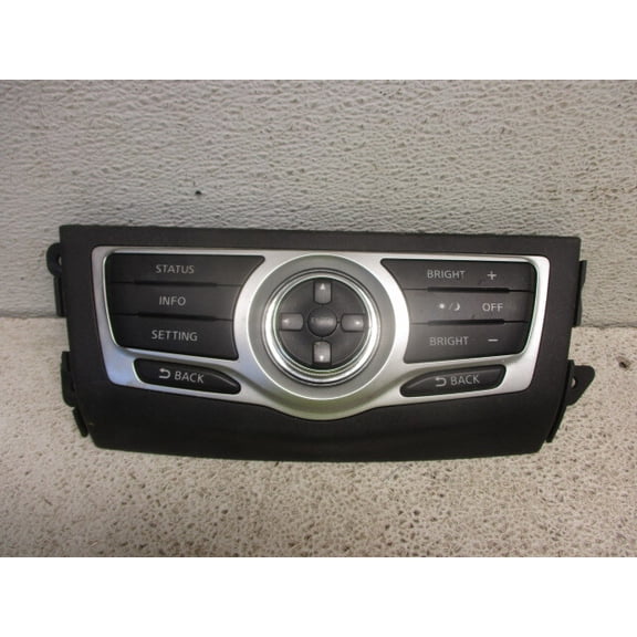 Pre-Owned 2009-2014 Nissan Murano Display Control Panel OEM LKQ - Verify Specific Vehicle Fitment In Description - (Good)