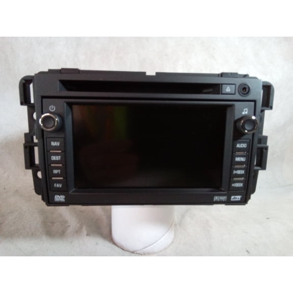 Pre-Owned 2009 GMC Yukon AM FM CD DVD MP3 Navigation Receiver 20862567 OEM LKQ - Verify Specific Vehicle Fitment In Description - (Good)