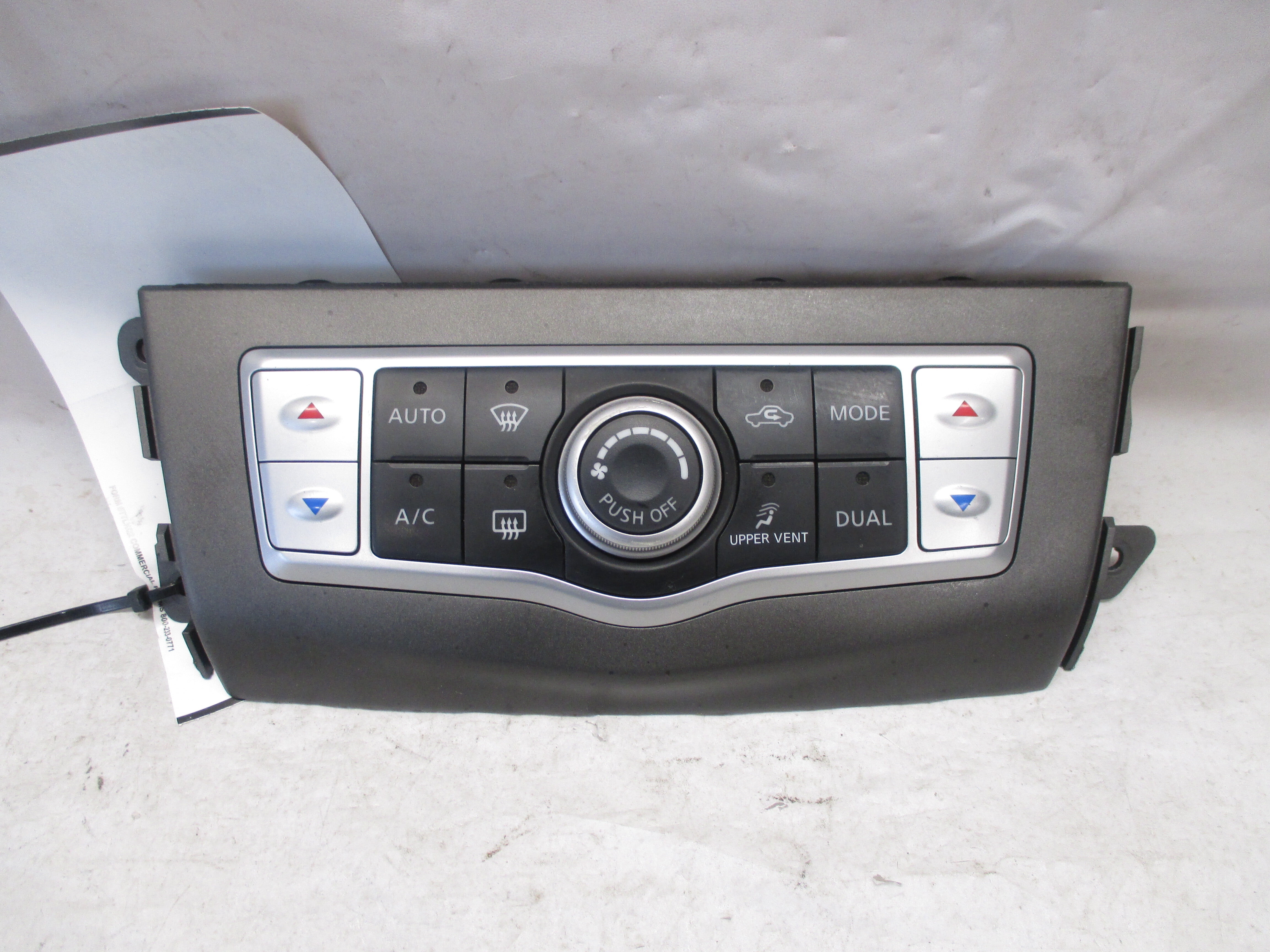 Pre-Owned 2010 2011 2012 2013 2014 Nissan Murano AC Heater Temperature Control Unit OEM - Verify Specific Vehicle Fitment In Description - (Good)