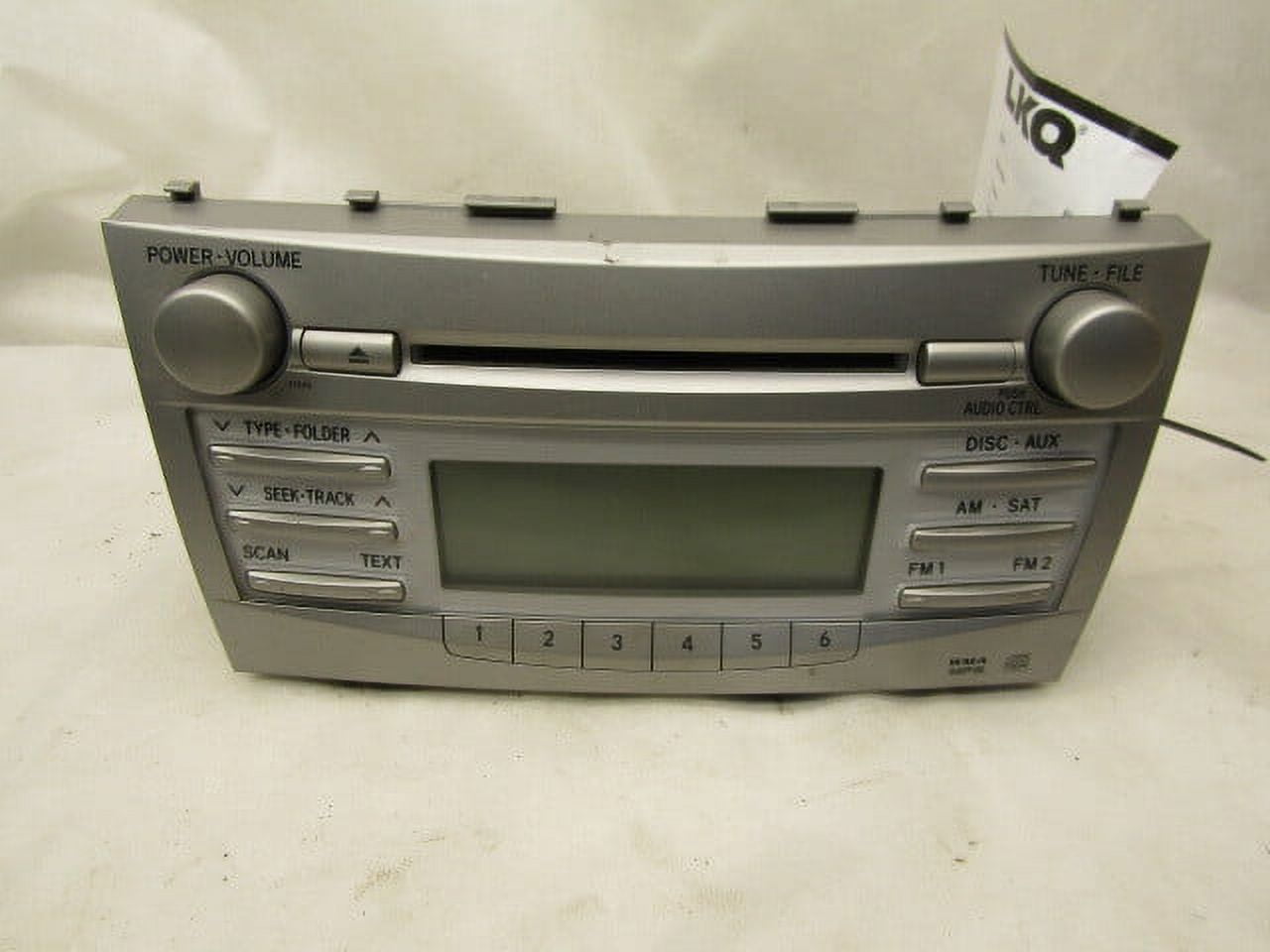 Pre-Owned 2010 2011 Toyota Camry AM FM CD Radio Receiver OEM LKQ - Verify Specific Vehicle Fitment In Description - (Good)