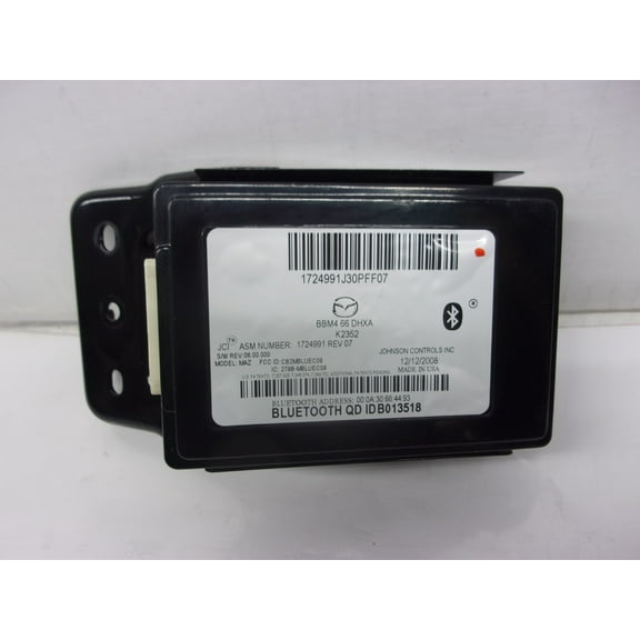 Pre-Owned 2010 Mazda 3 Bluetooth Communication Module ID BBM466DHXA OEM (Good)