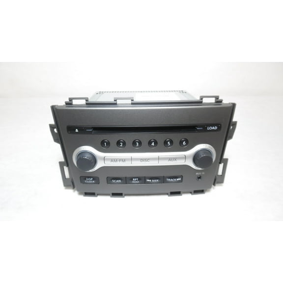 Pre-Owned 2011 2012 2013 2014 Nissan Murano 6 Disc CD Changer Player Radio Receiver OEM - Verify Specific Vehicle Fitment In Description - (Good)